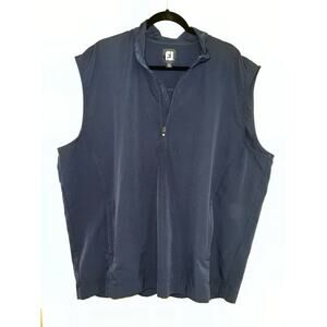 FootJoy 1/4 Zip-up Performance Stretch Sleeveless  Men’s golf vest - size L
